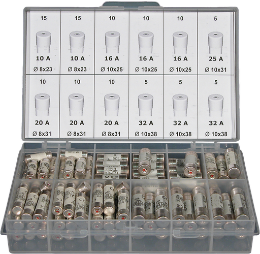 [EUR27951] Lot de 110 Fusible  domestique a.voyant