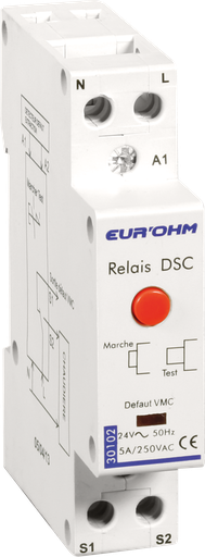 [EUR30102] Relais 24V 5A pour DSC Gaz VMC gaz
