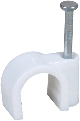 [EUR43528] Attache 12 mm blanche