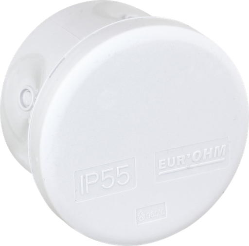 [EUR50021] Bte IP55 ronde d60x40  960° ent dir.