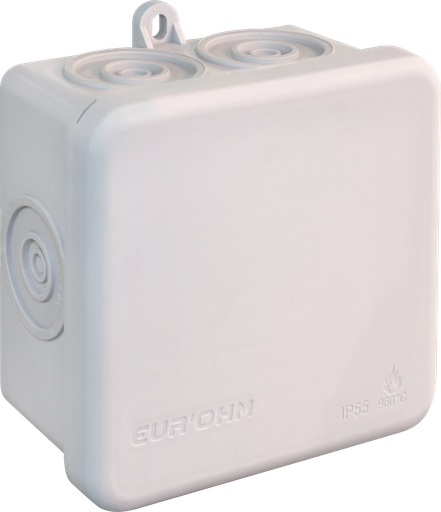 [EUR50023] Bte IP55 80x80x45 960° ent. dir.