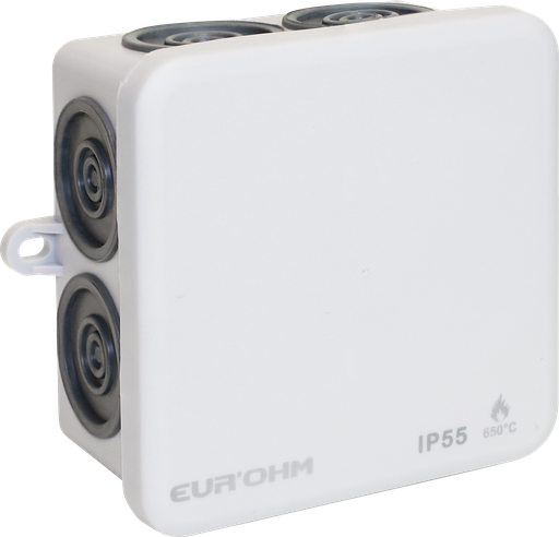 [EUR50033] Bte IP55 80x80x45 650° ent. dir.