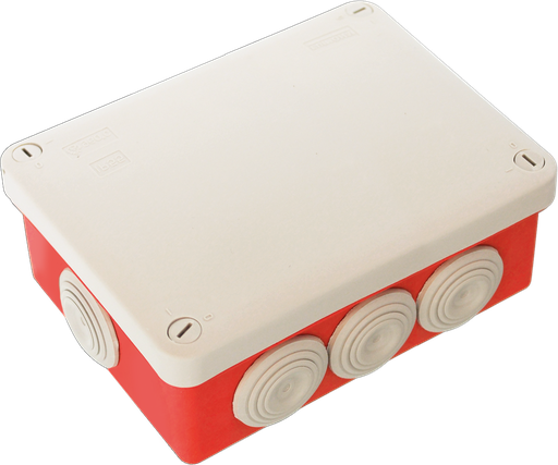 [EUR50106] Bte rouge pour circuits de sécurité IP55 170x105x70mm - 960°C