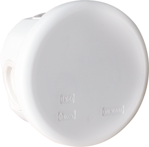 [EUR50222] Bte blanche IP55 F80mm - 960°C