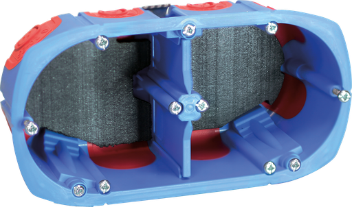 [EUR52059] Boite coupe-feu étanche à l’air 2P EI120 prof 50mm