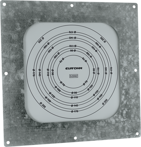 [EUR52092] Membrane de pass. avec cadre diam80/200