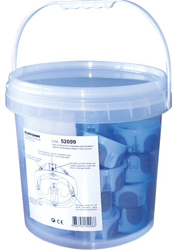 [EUR52099] Seau 25 btes AIR'metic d67 Prof. 40mm + scie cloche