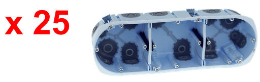 [EUR52267] Pack 25 btes Tple Air'métic ent.71 D67 Prof.50 + Gabarit « TOP CHANTIER »