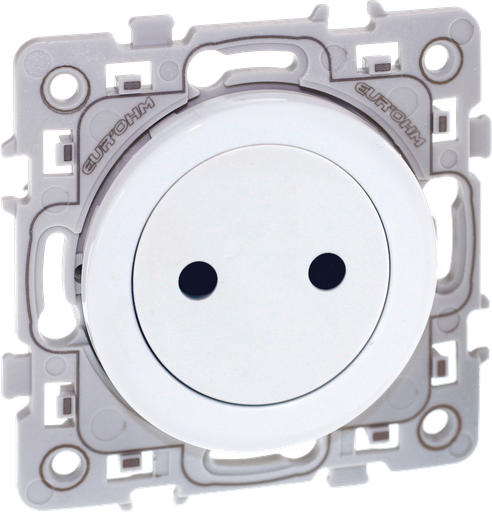 [EUR60241] SQUARE PC 2P affleurante BLC