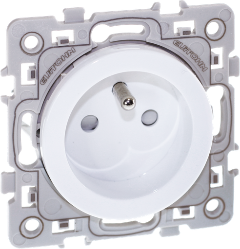 [EUR60259] SQUARE PC 2P+T BLC GRIF