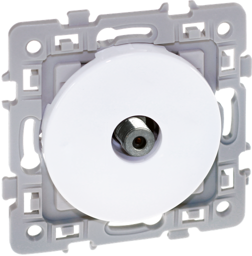 [EUR60268] SQUARE prise multiserv TV TYPE F  BLC