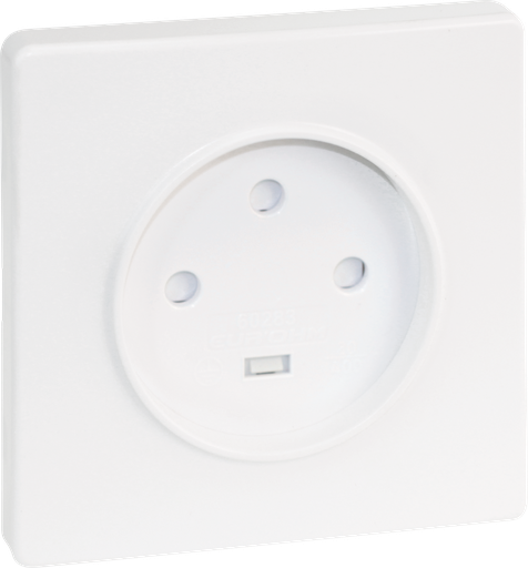 [EUR60283] SQUARE PC 3P+T 20A BLC