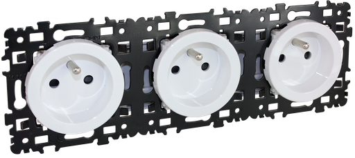 [EUR60287] SQUARE PC 3x2P+T précab. BLC