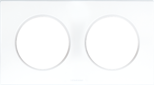 [EUR60297] SQUARE PLAQ BLC 2P entr.71mm