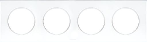 [EUR60299] SQUARE PLAQ BLC 4P entr.71mm