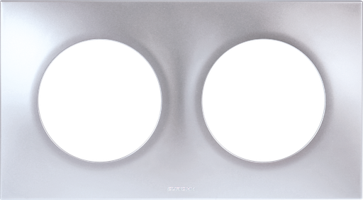 [EUR60497] SQUARE PLAQ SILVER 2P entr.71mm