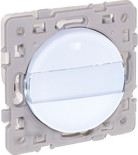 [EUR60506] SQUARE RENO POUS porte-etiq BLC