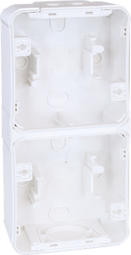 [EUR60867] BOITE 2P BLANC vertic SAILLIE