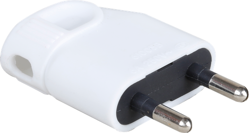 [EUR61005] 6A male coudée blanche