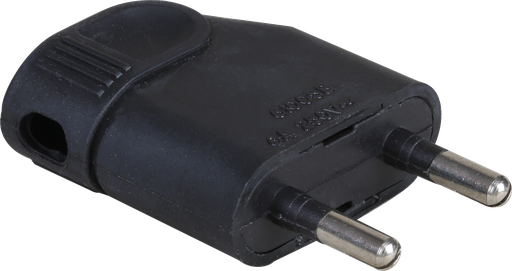 [EUR61006] 6A male coudée noir