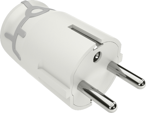 [EUR61030] 16A male coiffe  blanche