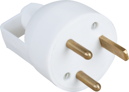 [EUR61060] 20A male droite 2P+T  ann. blc