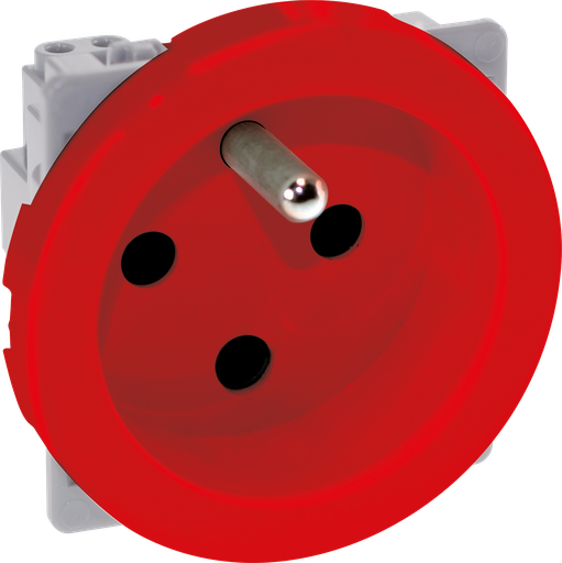 [EUR61162] COMETE Prise 2P+T détrompée ROUGE