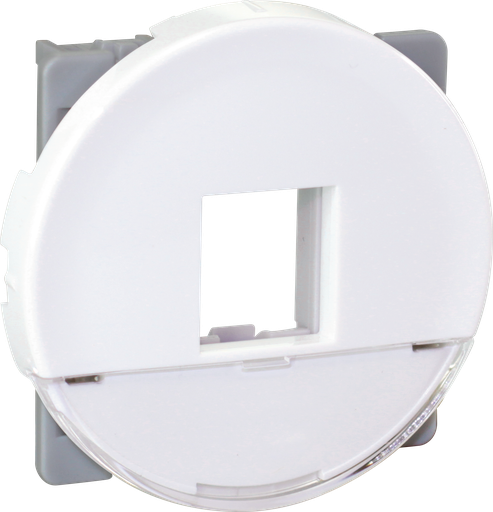 [EUR61178] COMETE Plastron adaptateur noyaux RJ45 Keystone BLC