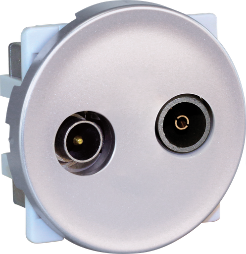 [EUR61365] COMETE Prise TV-FM SILVER