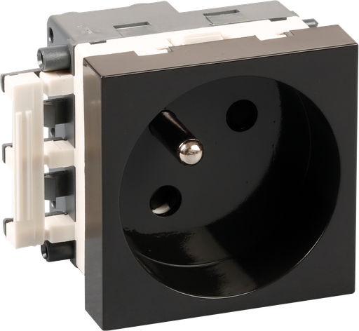 [EUR61405] Prise 2P+T noire