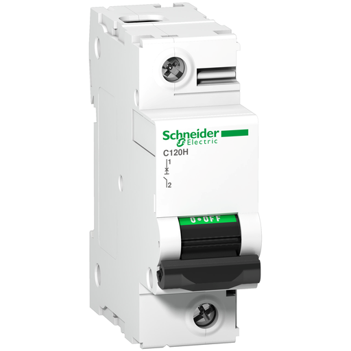 [SCHA9N18447] Acti9 C120H Disjoncteur Modulaire 1P 100 A, courbe C, 15 kA
