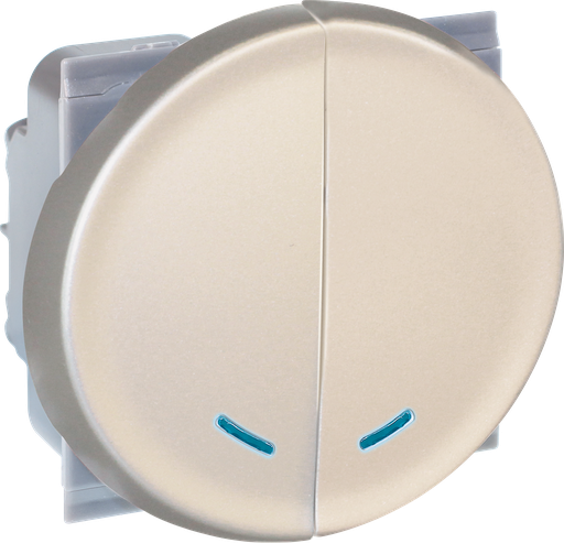 [EUR61514] COMETE Double BP lumineux TITANE