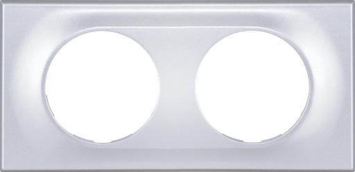 [EUR61597] COMETE Plaque 2 postes SILVER