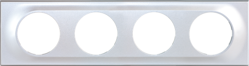 [EUR61599] COMETE Plaque 4 postes SILVER