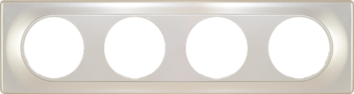 [EUR61699] COMETE Plaque 4 postes TITANE