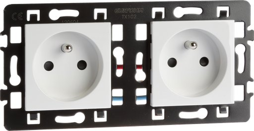 [EUR61863] Prise double précablée