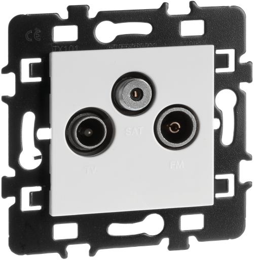 [EUR61866] Prise TV-FM-SAT + enj.