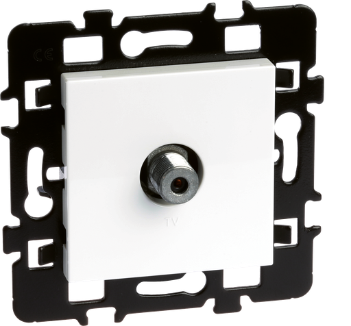 [EUR61867] Prise TV  F  multi-serv. + enj.