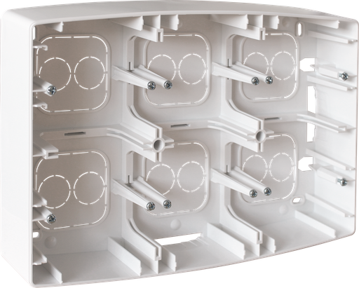 [EUR61885] Cadre saillie 2x3 positionstes