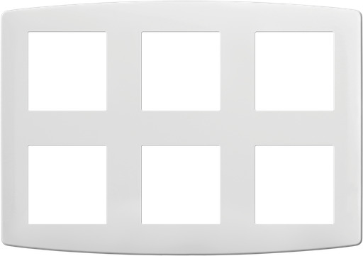 [EUR61887] Plaque 2x3 postes