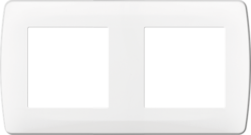 [EUR61897] Plaque blanche 2p. ent71mm
