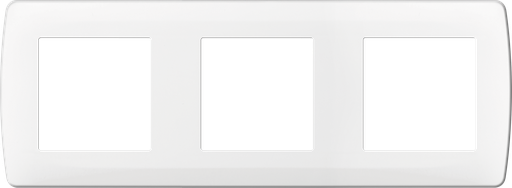 [EUR61898] Plaque blanche 3p. ent71mm