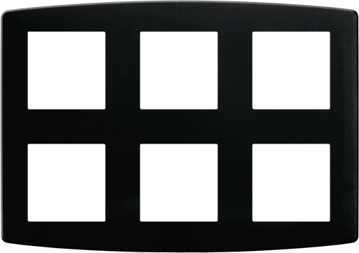 [EUR61985] Plaque 2x3 anthracite