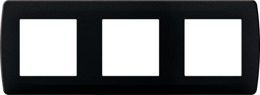 [EUR61998] Plaque anthracite 3 positionstes