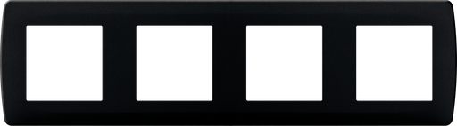 [EUR61999] Plaque anthracite 4 postes