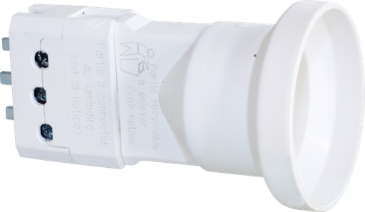 [EUR62103] Fiche DCL douille E27 combinée