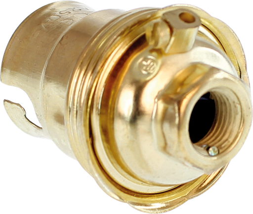 [EUR62105] Douille B22 ac. lait. sple bague