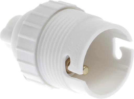 [EUR62110] Douille B22 sple bague blanche