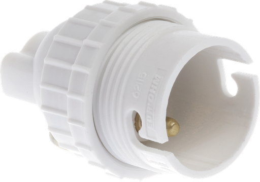 [EUR62115] Douille B22 dble bague blanche