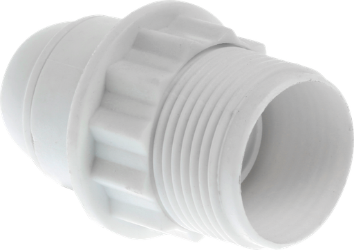 [EUR62125] Douille E 27 dble bague blanche